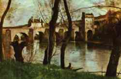 Naturalismo - Camille Corot - Ponte di Mantes