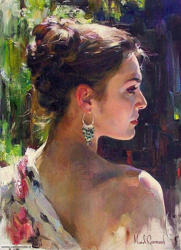 donne eleganti e musiciste Michael e Inessa Garmash