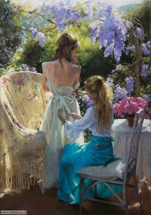 donne eleganti e musiciste Vicente Romero Redondo-2