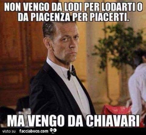 vengo da chiavari