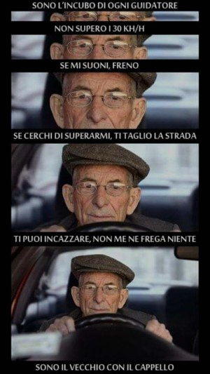 vecchio con cappello