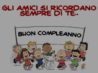 Buon compleanno dagli amici