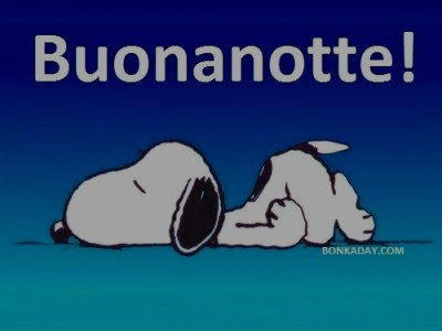 Buonanotte da Snoopy