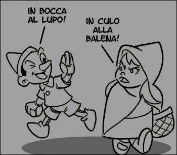 in bocca al lupo