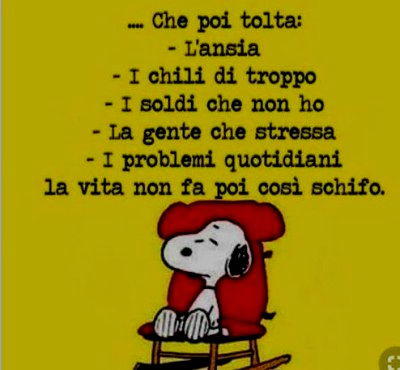 frasi charlie brown che poi tolta ansia