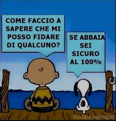 frasi charlie brown fidarsi di qualcuno