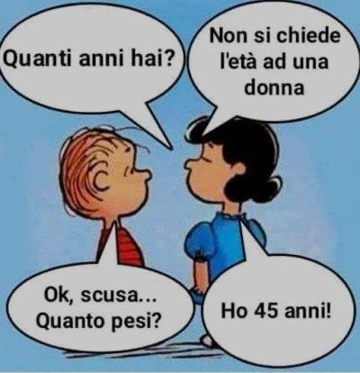 frasi charlie brown quanti anni hai