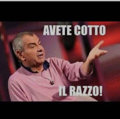 Avete cotto il razzo