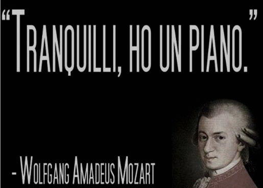 tranquilli ho un piano