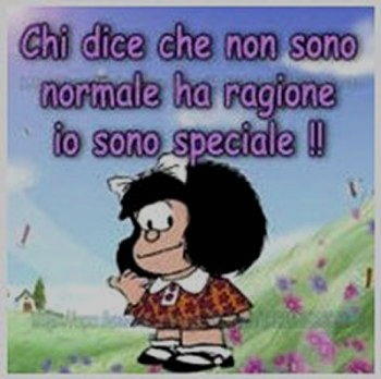 Immagine mafalda chi dice che non sono normale