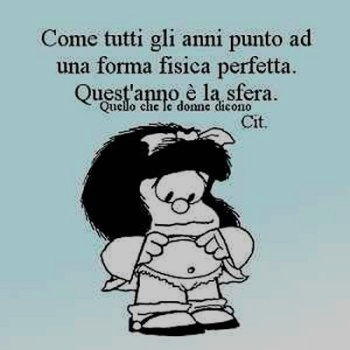 Vignetta mafalda forma fisica perfetta