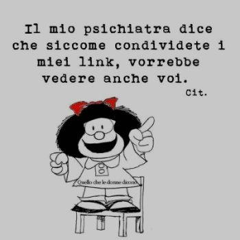 Vignetta mafalda I miei link