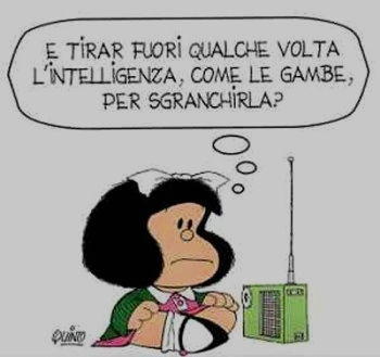 Vignetta mafalda intelligenza