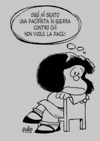 Vignetta mafalda pacifista