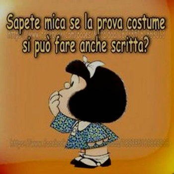 Vignetta prova costume