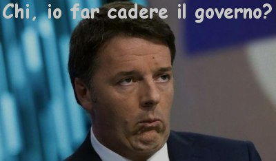 chi io far cadere il governo