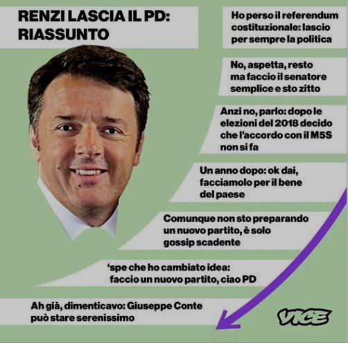 renzi lascia il pd