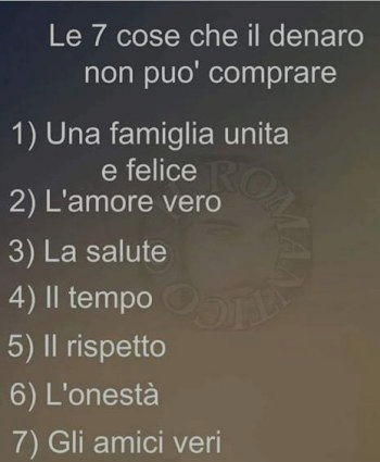 le 7 cose che il denaro