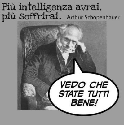 piu intelligenza piu soffrirai