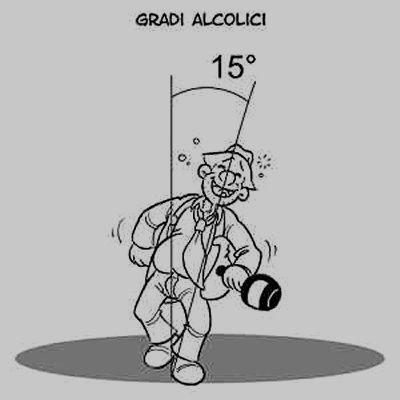 Vignetta Gradi alcoolici