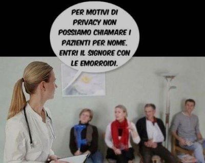 Per motivi di privacy