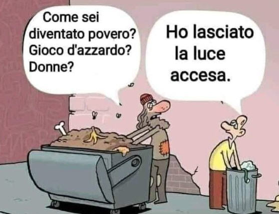 diventato povero