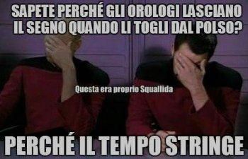 il tempo stringe