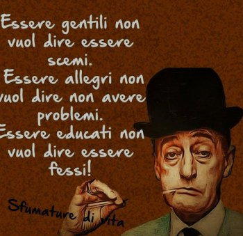 essere gentili non vuol dire