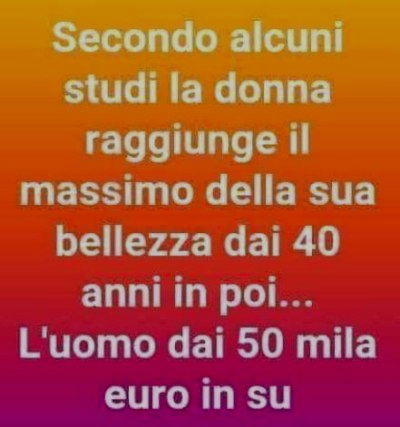 secondo alcuni studi