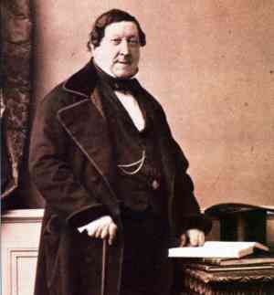 Gioacchino Rossini in posa