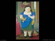 Fernando Botero_donna_con_cane