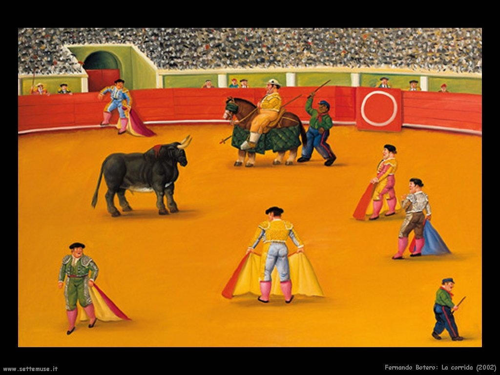 Fernando Botero_la_corrida_2002