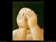 Fernando Botero_donna_piangente_1999