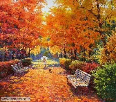 arte e dipinti su foto-autunno-Dmitry Levin 2