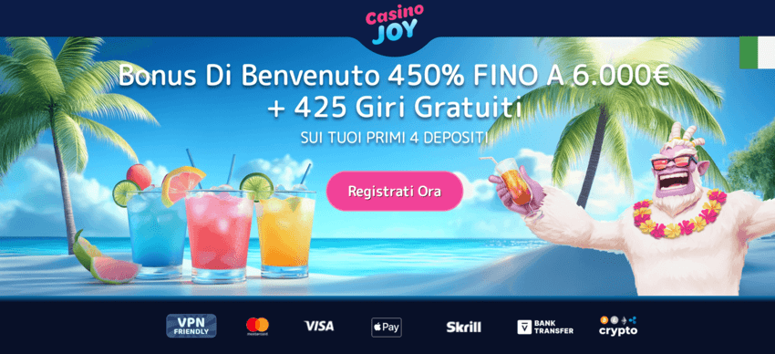 CasinoJoy Casino non AAMS