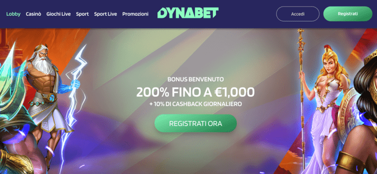 Dynabet Casino non AAMS